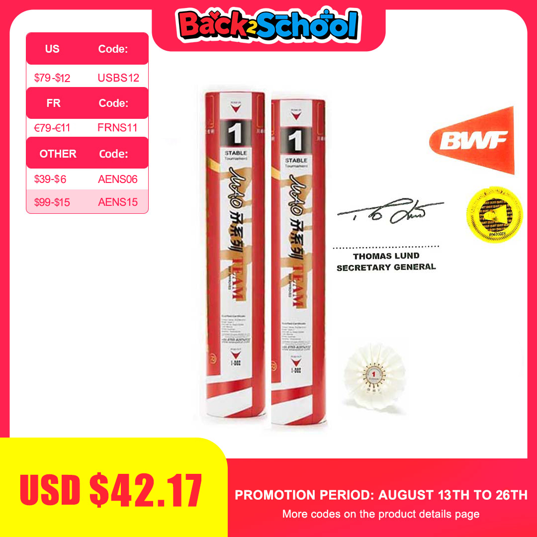 Badminton Raket - Kawasaki Team 1 Badminton shuttle Professional