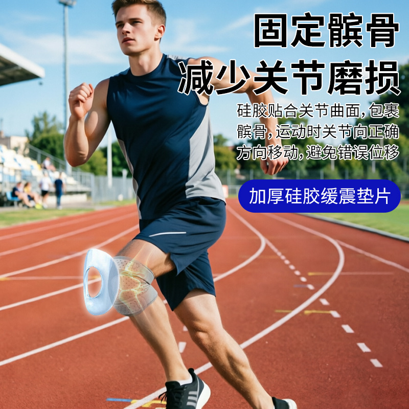 Strap Silicone Knee Pad Knee I - Badminton In English 评论和价格