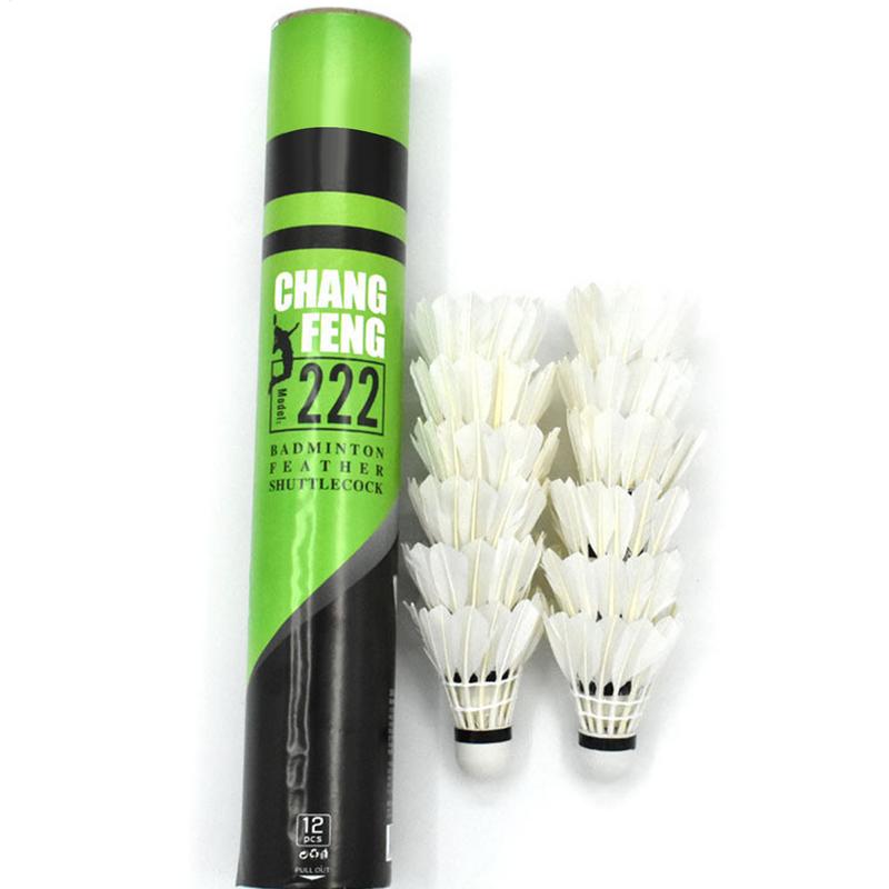 12Pc Badminton Shuttlecock Fea - Badminton Raket 评论和价格