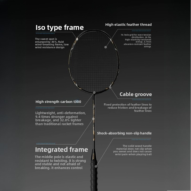 Badminton Racket Carbon Graphi - Badminton Raket 评论和价格