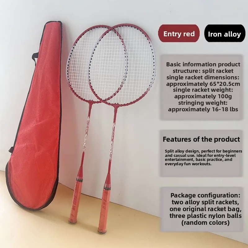 Badminton Racket Set with 3 Sh - Badminton Raket 评论和价格